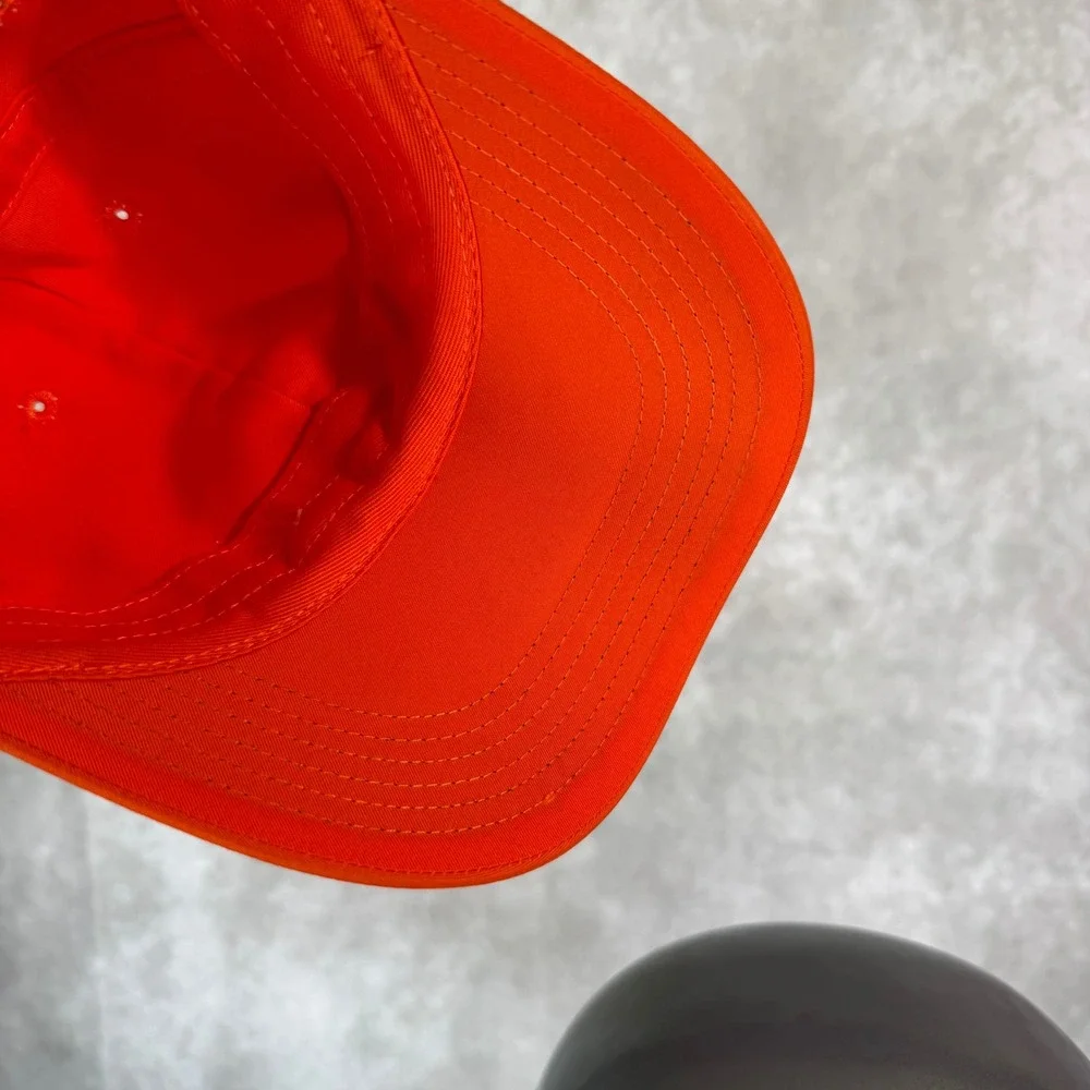 Nike Heritage 86 Hat Mens OS Orange Solid Metallic Swoosh Strapback Cap